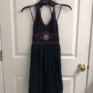 Hollister Neck-tie Black Dress